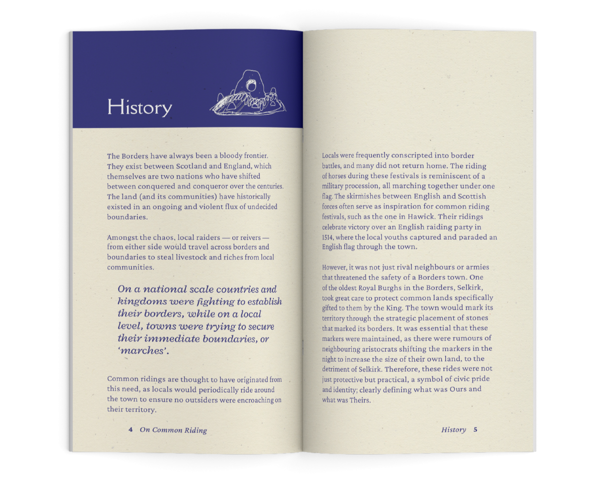 History, from On Common riding History, from On Common riding