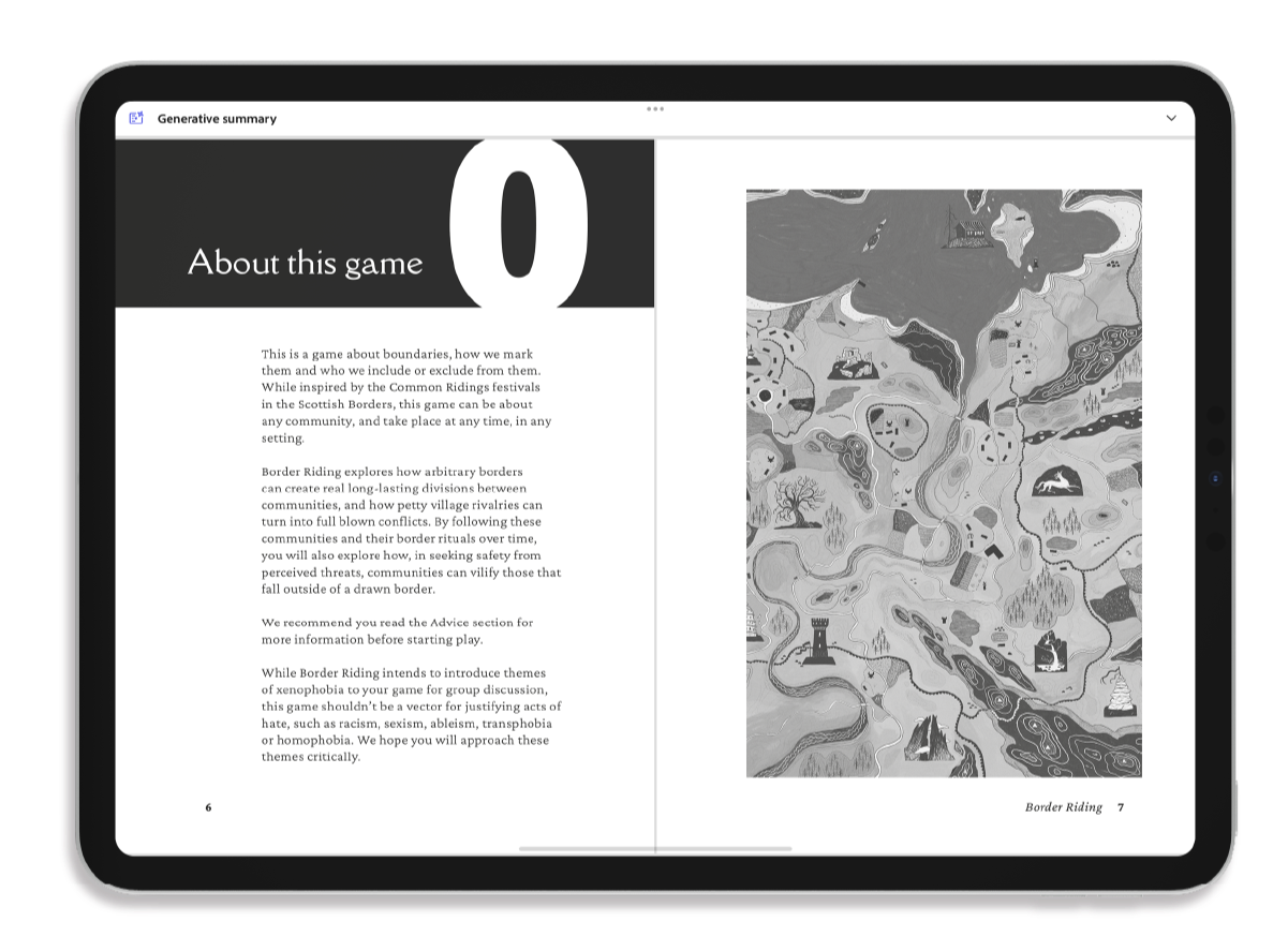 Digital edition of Border Riding