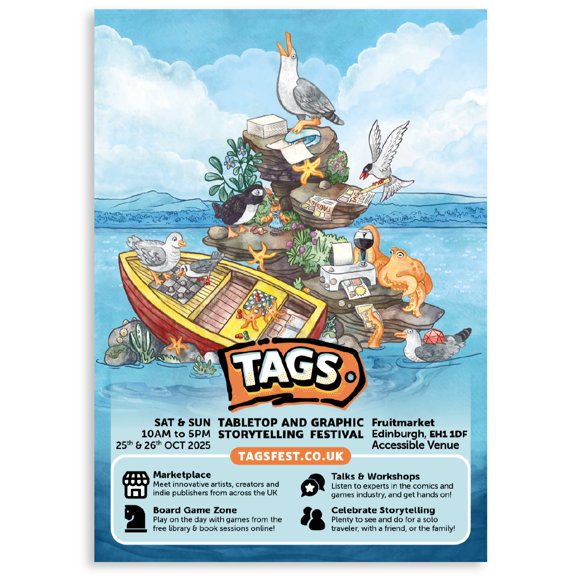 TAGS Fest '25 poster