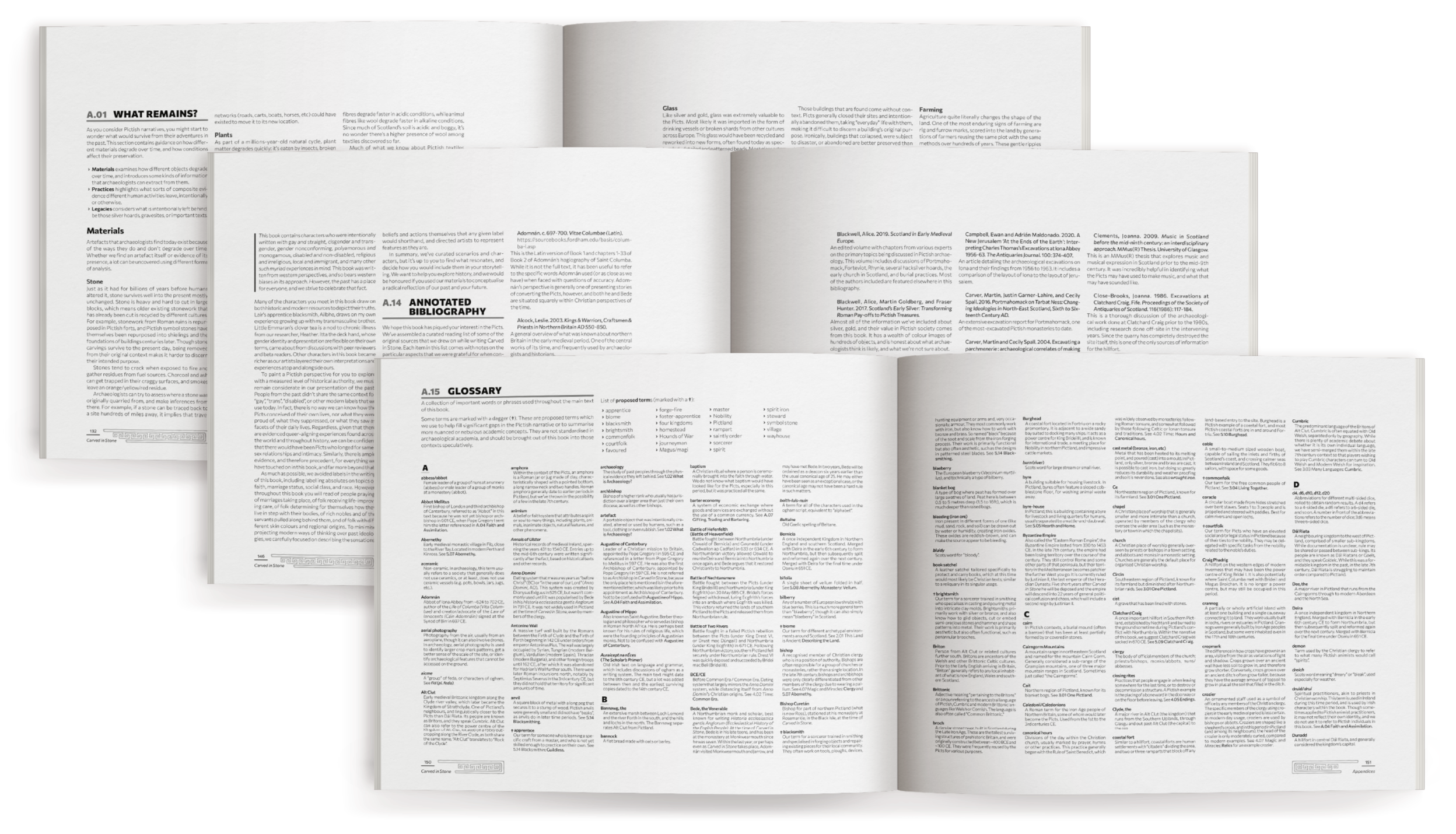 Various appendices Various appendices