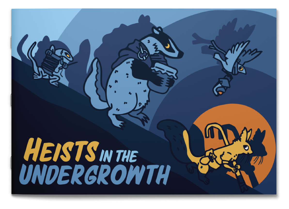 An illustration of five picts.