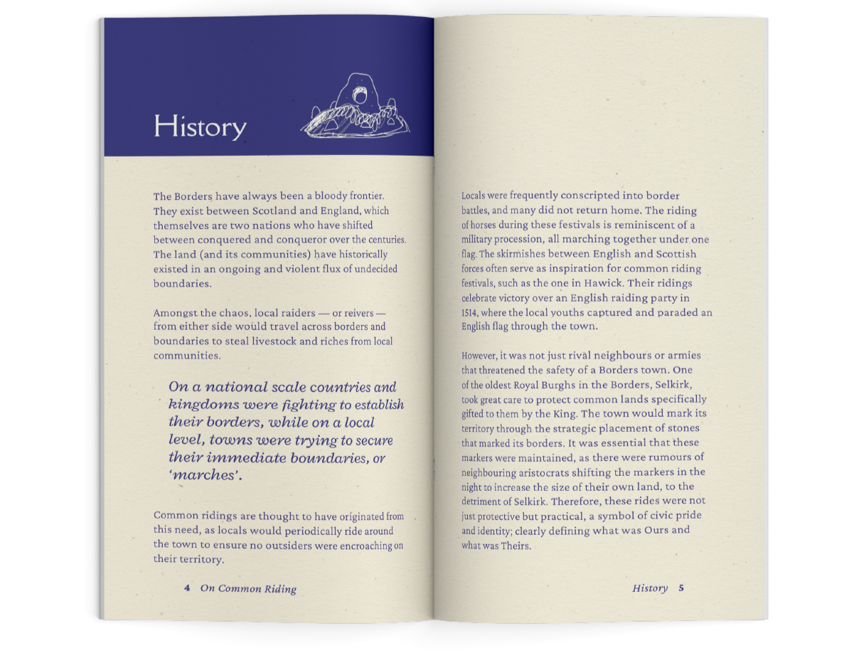 An illustration of five picts.