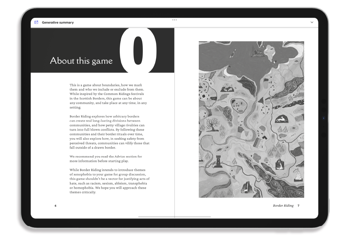 An illustration of five picts.