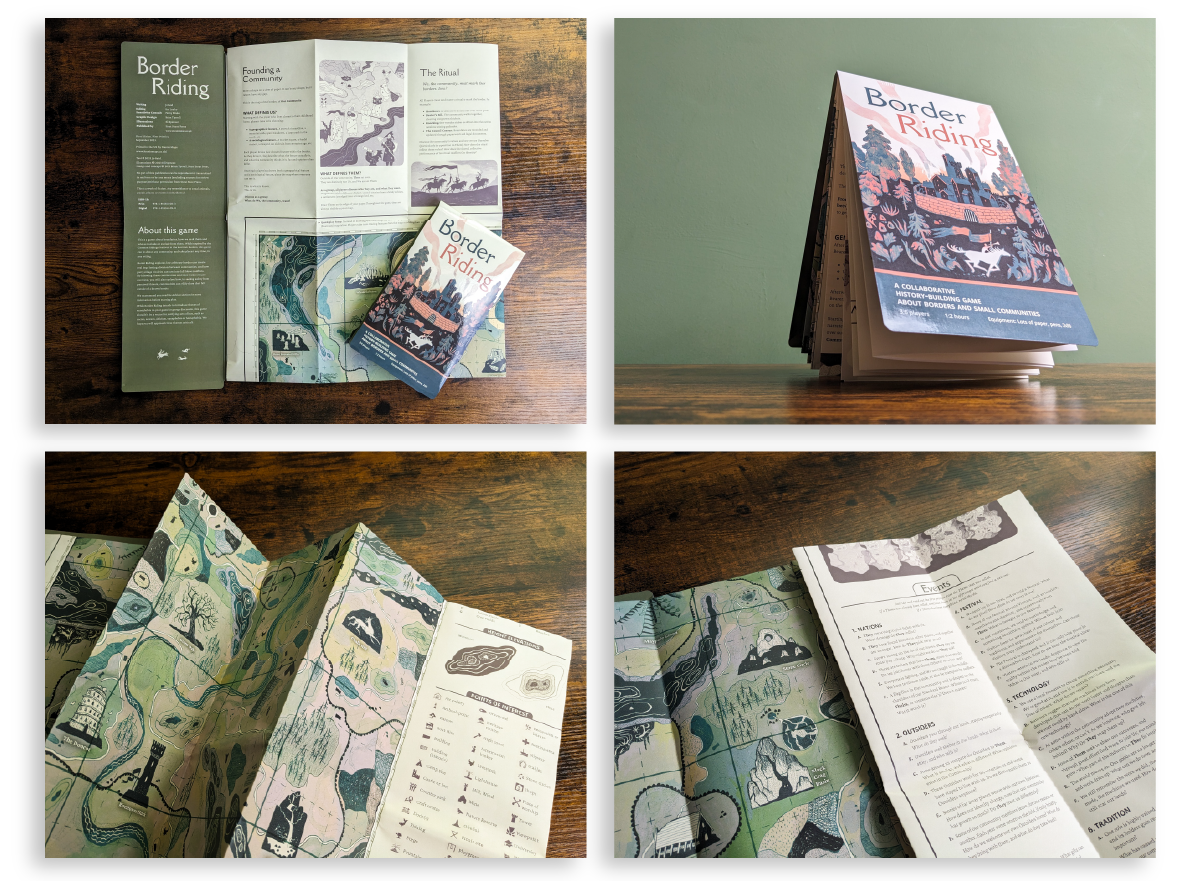 An illustration of five picts.