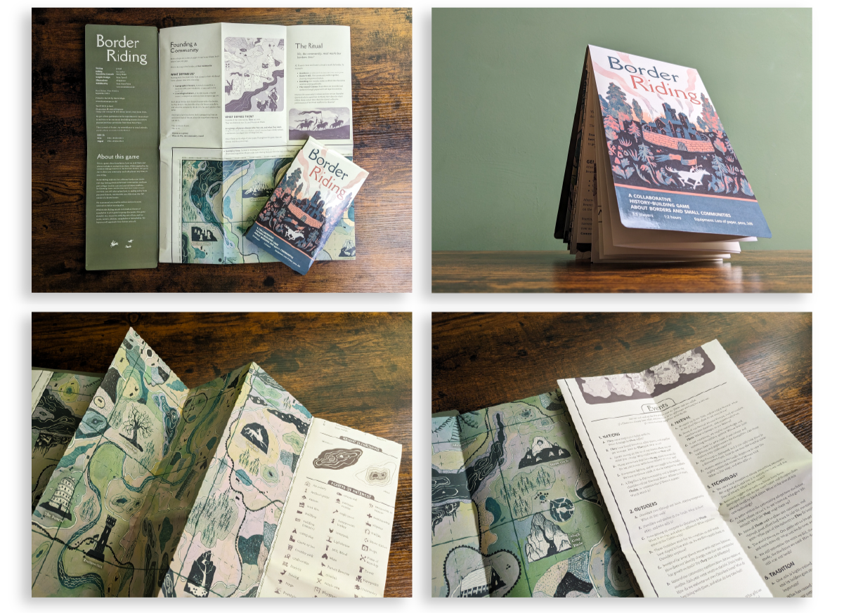 An illustration of five picts.